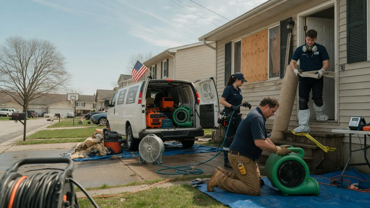 Water Damage Restoration in Damascus, PA near me